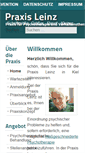 Mobile Screenshot of praxis-leinz.de
