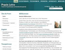 Tablet Screenshot of praxis-leinz.de